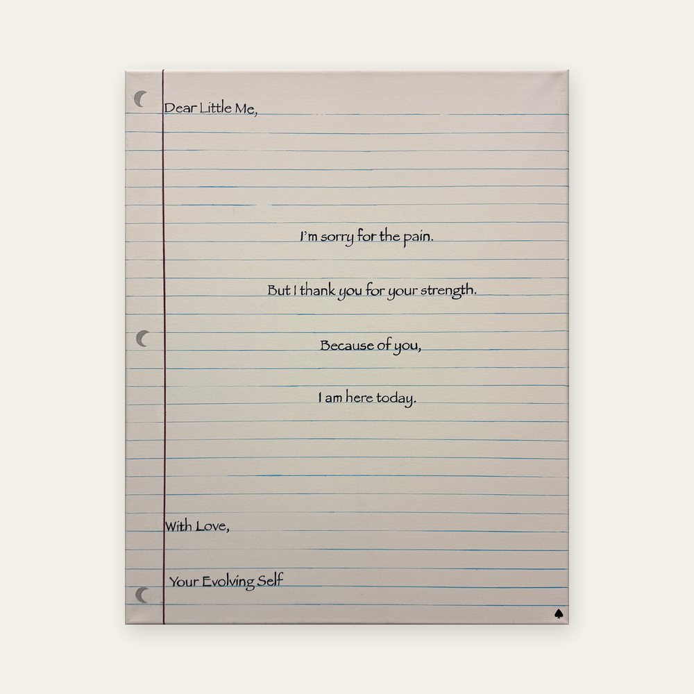 Note to Self — Painting, digital · 30 x 24 x 1 · 2025 · $333