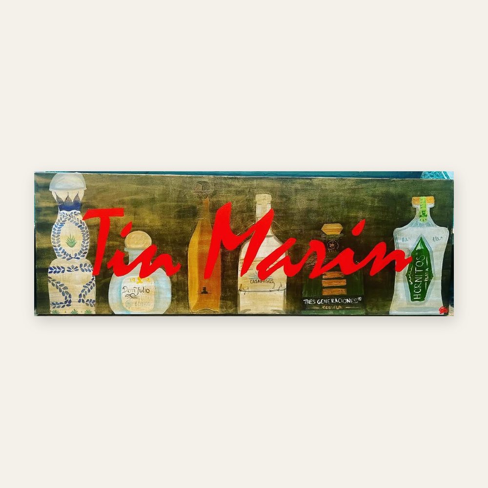 Tin Marín — Painted sign commission · Tin Marín