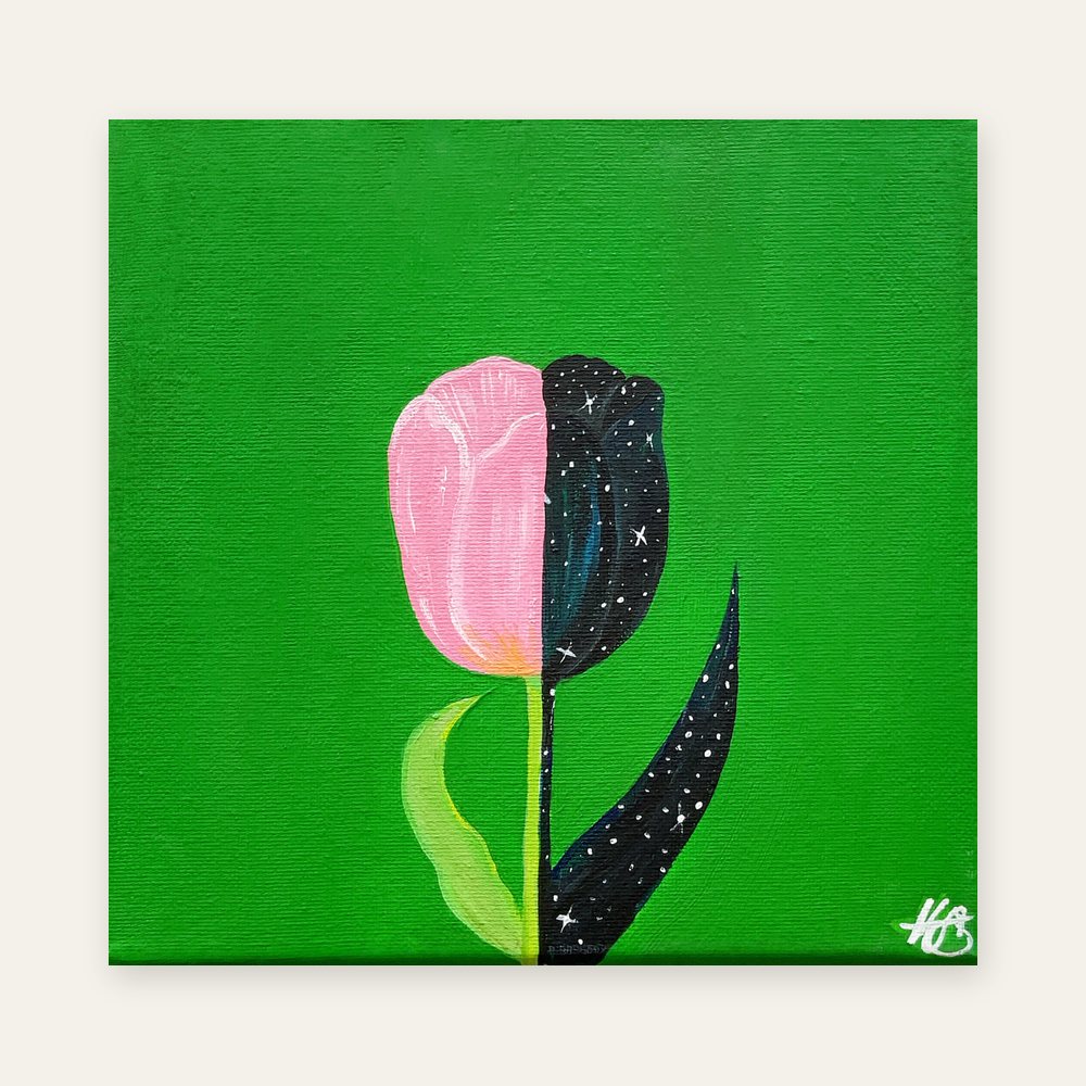 Tulip, day & night — Acrylic on canvas · [Year]